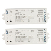 2X Tuya LED Contrôleur 5 En 1 Gradateur CCT RGB RGBW RGBWW RGBCCT Bande Life Wifi 2.4G RF Télécommande 12-24V WT5