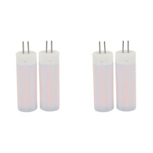 4 Pcs 3W 230 Lm G4 LEDMais Lumieres 36 Leds SMD 2835 Effet de Flamme Blanc Chaud 12V (Blanc Chaud, Dc12V)