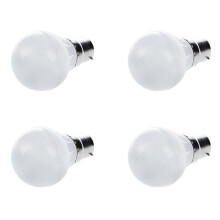 4X B22 Economie D' Ampoule LED Lampe 220V (3W Blanc Froid Nouvelle Imitation Ceramique)