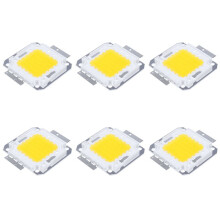6X 50W 3800LM LED Chip Ampoule Lampe Lumiere Blanc Chaud Haute Puissance DIY