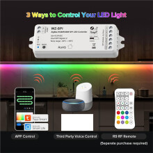 DC5-24V Tuya Zigbee SPI LED-Kontroller WS2812B WS2811 TM1803 TM1804 SK6812 Pixel Strip Light Röststyrning