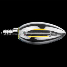 6X Filament de Flamme de Bougie Edison E12 2W Cob Ajustable Ampoule Lampe LED 10 X 3.5cm