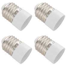 4X Adaptateur de Douille E14 Vers E27 pour Lampe LED