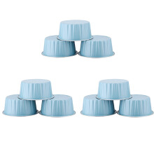 300Pcs 5Oz 125Ml Disposable Cake Baking Cups Muffin Liners Cups with Lids Aluminum Foil Cupcake Baking Cups-