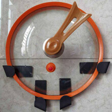 24Pcs Plastic Pot Pan Lid Rack Clip Cooker Pot Cover Frame Stand for Storing Pot Lids Dishes Storage Organizer Holder