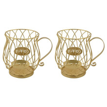 2X Panier de Rangement pour Capsules de Café, Support de Rangement pour Comptoir de Cuisine Dolce-Gusto