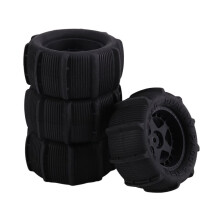 4Pcs 80MM Tire Tyre Sand Wheel Universal for 144001 124016 for SCY 16101PRO 16102 RC Car Upgrade Accessories