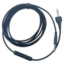 Cavo per Cuffie con Controllo del Volume per AW920H, Cavo Audio di Ricambio per Cuffie E74A con Microfono In Linea.