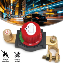 Car Battery Isolator Switch 12-48V Positive Terminal Battery Disconnect Switch