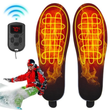 Heated Insoles Smart Foot Warmer Rechargeable Thermal Insoles w/ Remote Control