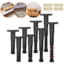 8PCS Bed Frame Support Legs Furniture Feet Adjustable Table Legs Furniture Legs