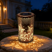 Butterfly Solar Lanterns Outdoor Hanging Lights Garden Waterproof Lampe for Yard