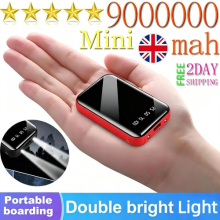 900000mAh Power Bank 4 USB LED Fast Charger Battery Pack for Mobile Phone