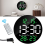 10'' Large Digital Wall Clock LED Large Display Wall Alarm Clock Auto Brightness 1
