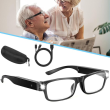 300% Magnifying Glasses with Light Led Lighted Magnifier Reading Glasses Seniors