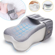 Knee Pillow for Sleeping on Side Memory Foam Leg Pillow Ergonomic Hip Pillow
