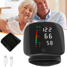 Wrist Blood Pressure Monitor Digital Blood Pressure Meter BP Monitor LCD Screen