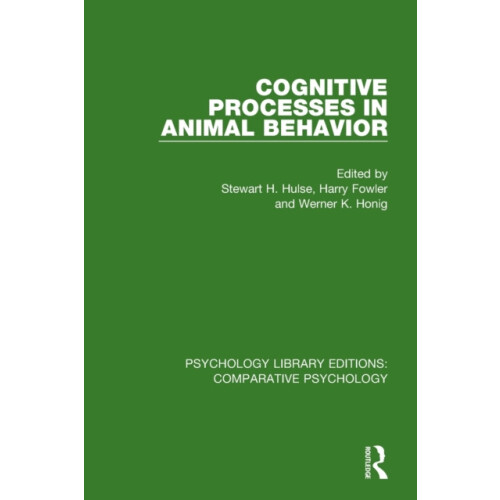 Cognitive Processes in Animal Behavior Paperback Book