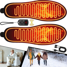 Electric Heated Insoles USB Feet Heater Foot Pads Winter Warmer Insole for Ski