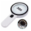 30X Extra Large Magnifying Glass With 12 LED Light Illuminated Reading Loupe 1