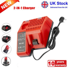Rapid Charger For Milwaukee For M12 For M18 12V 18V 48-11-1850 Li-ion Battery UK