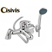 Chrome Luxury Bathroom Sink Bath Filler Tap Shower Mixer Taps with Hand Held Set