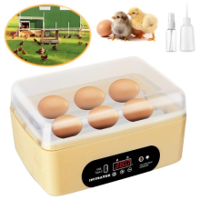 Incubator for Hatching Chicken Duck Automatic Incubator Electric 6 Egg Incubator