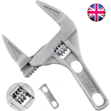 Extra Wide Opening Jaw Adjustable Spanner Wrench 8" 200mm 6mm - 68mm UK