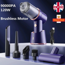 Powerful Car Vacuum Cleaner Wet/Dry Cordless Strong Suction Handheld Cleaning UK