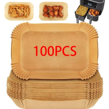 Disposable Air Fryer Paper Liners Non Stick Parchment Accessories 100PCS