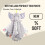 (Beige Bear)Baby Plush Toy Comfort Pillow For Cognitive And Handeye Coordination Development 3