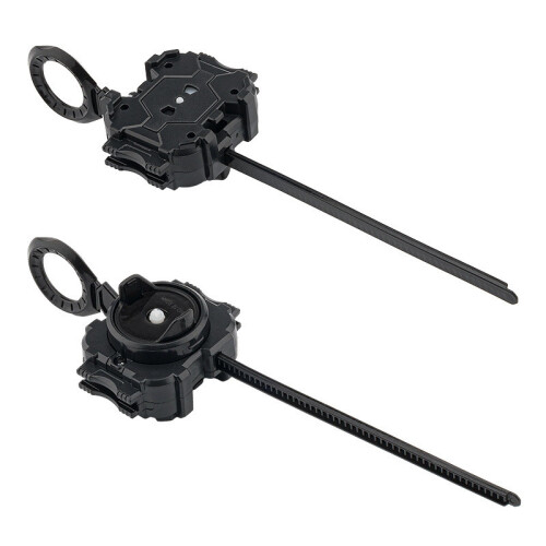 (Black Handle)Plastic Top Launcher With Multiple Color Options For Children Hobbyists And 1
