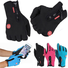 (XL, Rosa) Guantes De Deportivo Invierno Impermeable Bicicleta Moto Ski Mlxl Gloves Warm