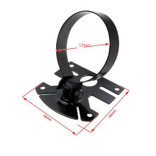 (Adjustable Iron) Car 52mm Universal Mount Holder Gauge Pod Plastic Single Double Holder 3 Gauge