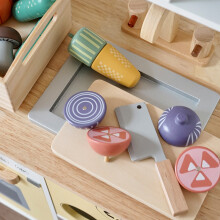 (Baking Set) Fruit Wooden Vegetable Set With Magnetic Design For Interactive Learning Kids