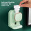 (Green)Automatic Electric Toothpaste Pump Dispenser Sensor Squeezer Wall Bathroom Mounted 5