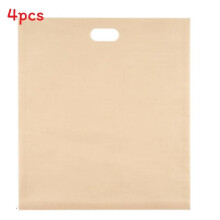 (16x18cm)Sacs à Toastie pour Grille-Pain Réutilisable Antiadhésif Lavable Sac à Sandwich Micro-ondes Grill Four