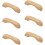 Wooden Cabinet Handles Beech 6 pcs 96 mm 1