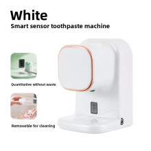 (White)Distributeur Pompe Dentifrice Électrique Automatique Capteur Presse Murale Salle de Bain