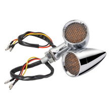 Motorcycle LED Turn Signals Red 2 pcs