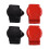 Battery Terminal Rubber Covers for Car RV Boat Red Black 2