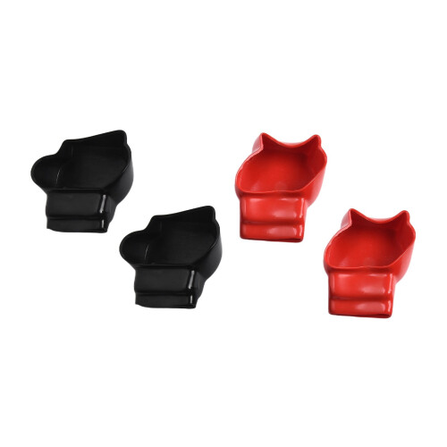 Battery Terminal Rubber Covers for Car RV Boat Red Black 2