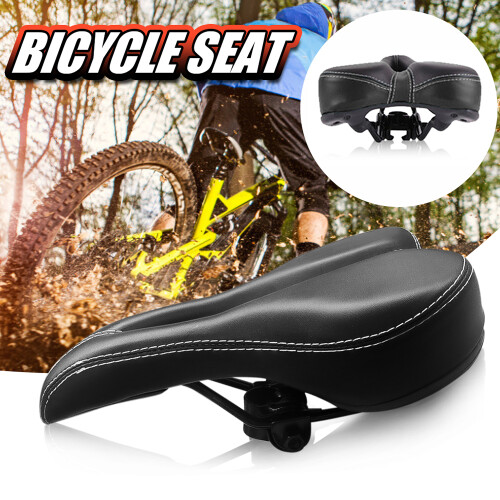 BASSTOP Bicycle Seat Cushion Black Foam Saddle