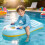 (Yellow)Pvc Surfboard Inflatable Floating Platform For Water Sports Pool Activities 6