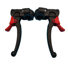 Black Plastic Wheelchair Brake Handles Universal 1 Pair