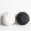Halloween Candy Bowl Plastic Serving Holder Pair White Black 4