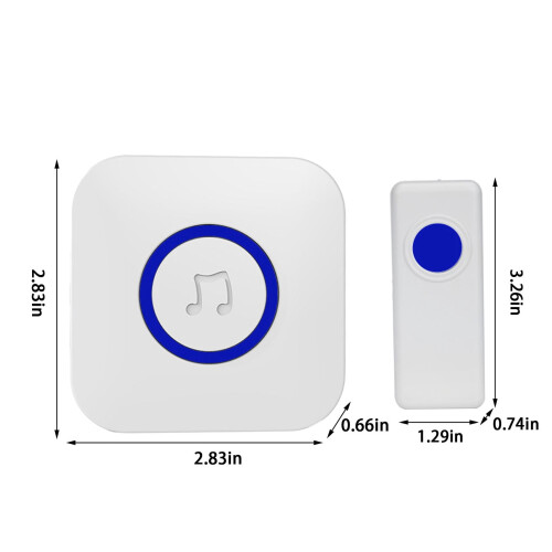 Portable Elderly Pager Wireless Doorbell Waterproof Long 2