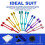 Chakra Healing Tuning Fork Set 8 pcs 8