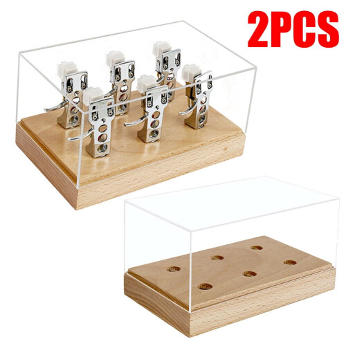 Clear Turntable Headshell Storage Box 2 pcs 1