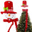 Snowman Tree Topper Winter Decor 1 Piece 2